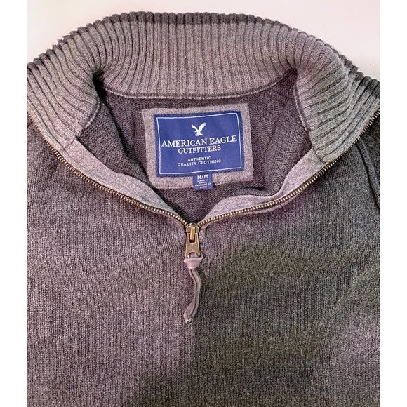 American Eagle 1/4 Zip Pullover Sweater - Picture 3 of 6